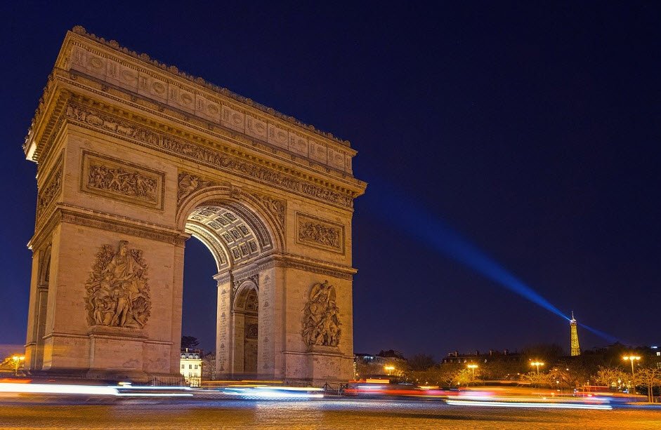 Arc de Triomphe, Paris, Île-de-France, France